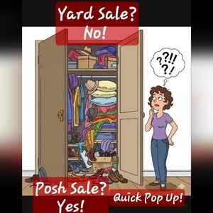 Yard Sale? No, Posh Sale? Yes! Quick Pop Up Dec. 19, 2025  730am Mtn